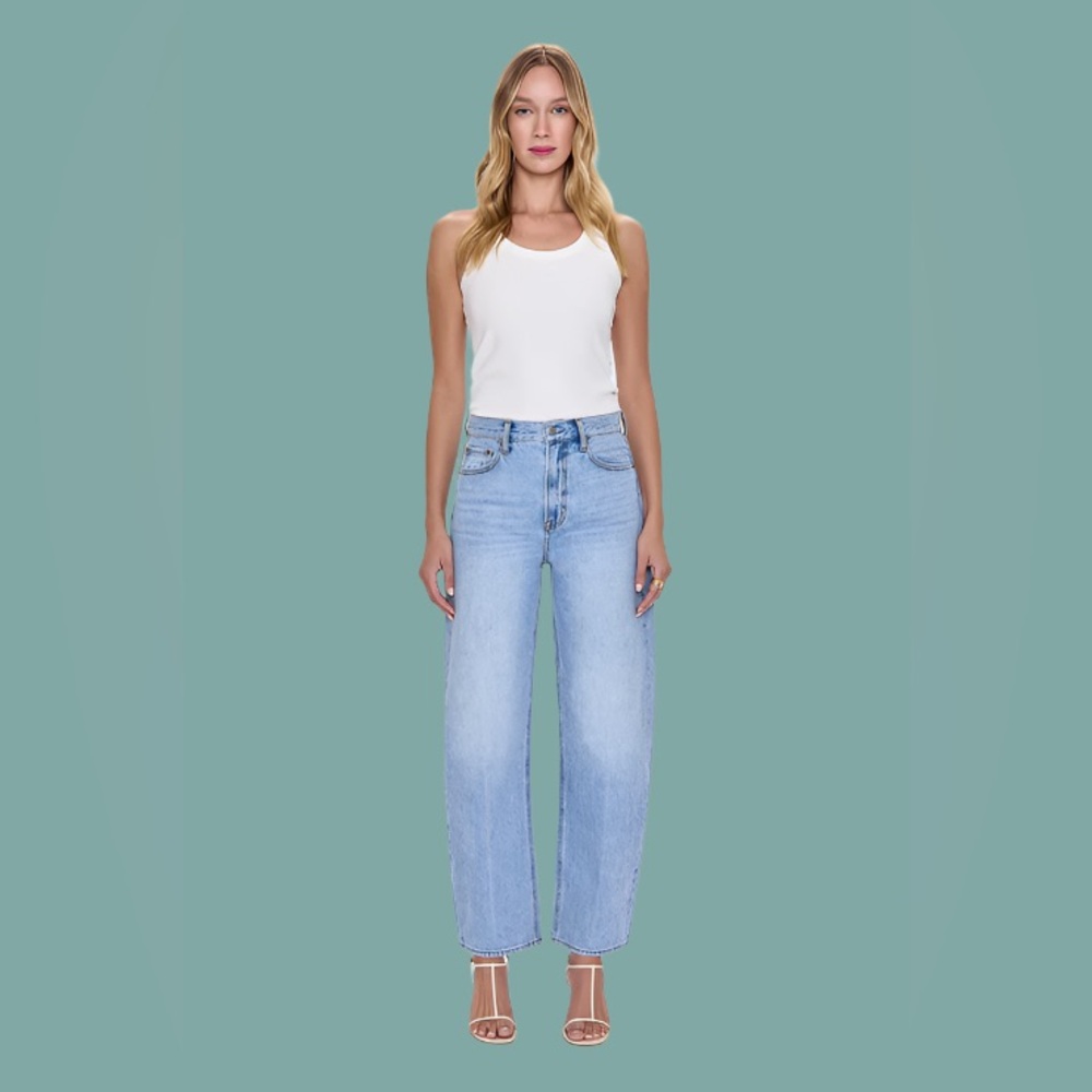 PISTOLA - Wes High Rise Barrel Jean